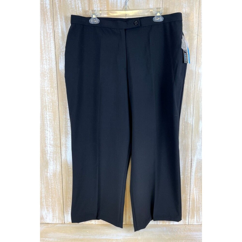 Kim Rogers Signature Women's Black Dress Capri's Size 16P Average NWT